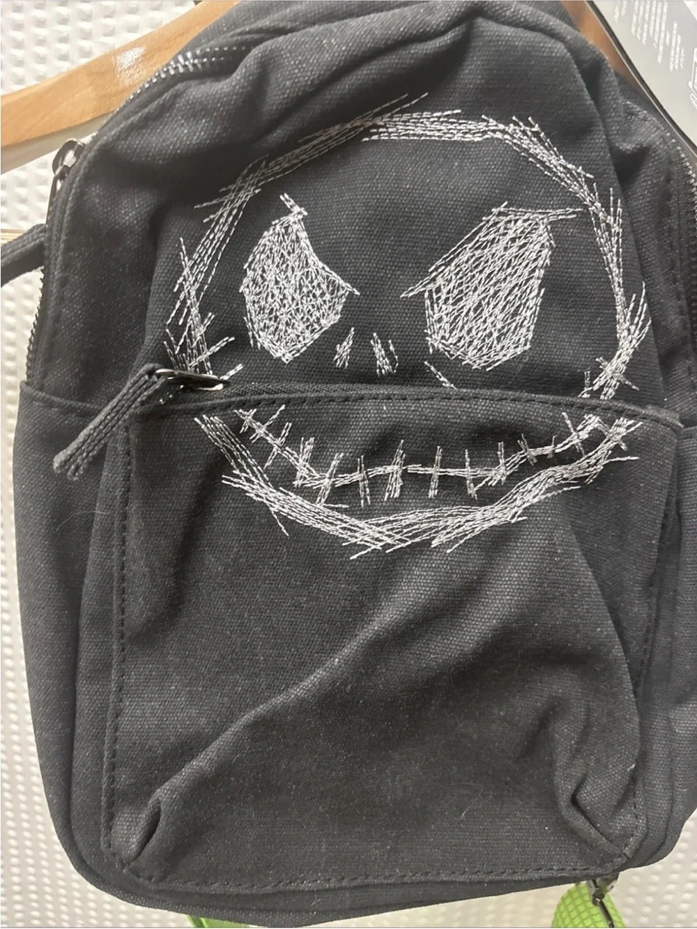 NWT Disney Parks Jack Skellington sling messenger bag